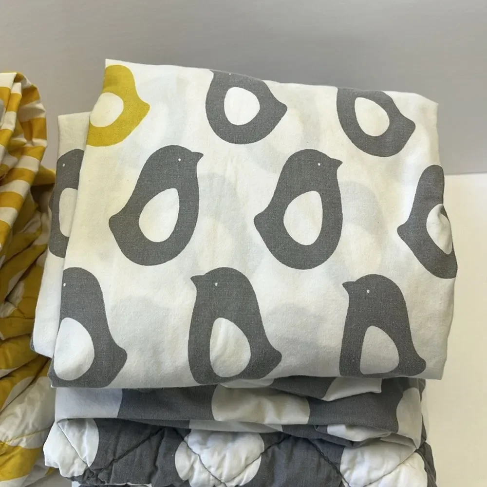 The Land Of Nod- Pottery Barn Not A Peep Crib Bedding sets x2